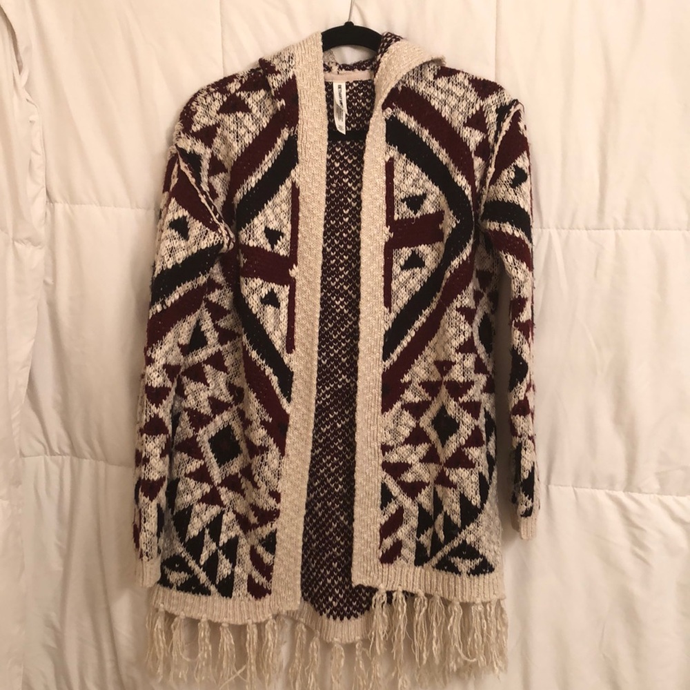 Tribal Print Cardigan